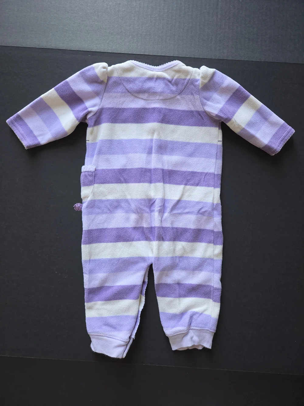 VTG Lot of 3 Carter’s & Nursery Rhyme Baby Girl Outfits Purple White 6-9 Months